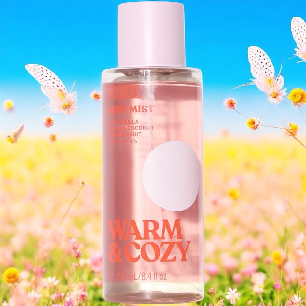 PINK Victoria's Secret Warm & Cozy Body Mist - Pink